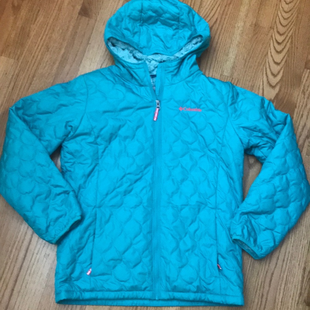 Girls Columbia Jacket, XL, soft lined, puffer
